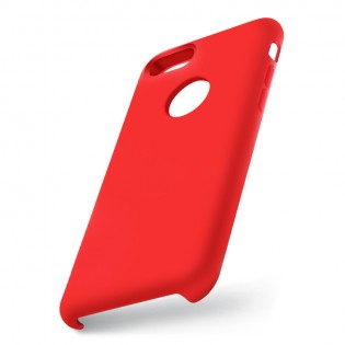Чехол накладка Xiaomi Guildford Liquid Silicone Magnetic Plug iPhone 7 Plus Red